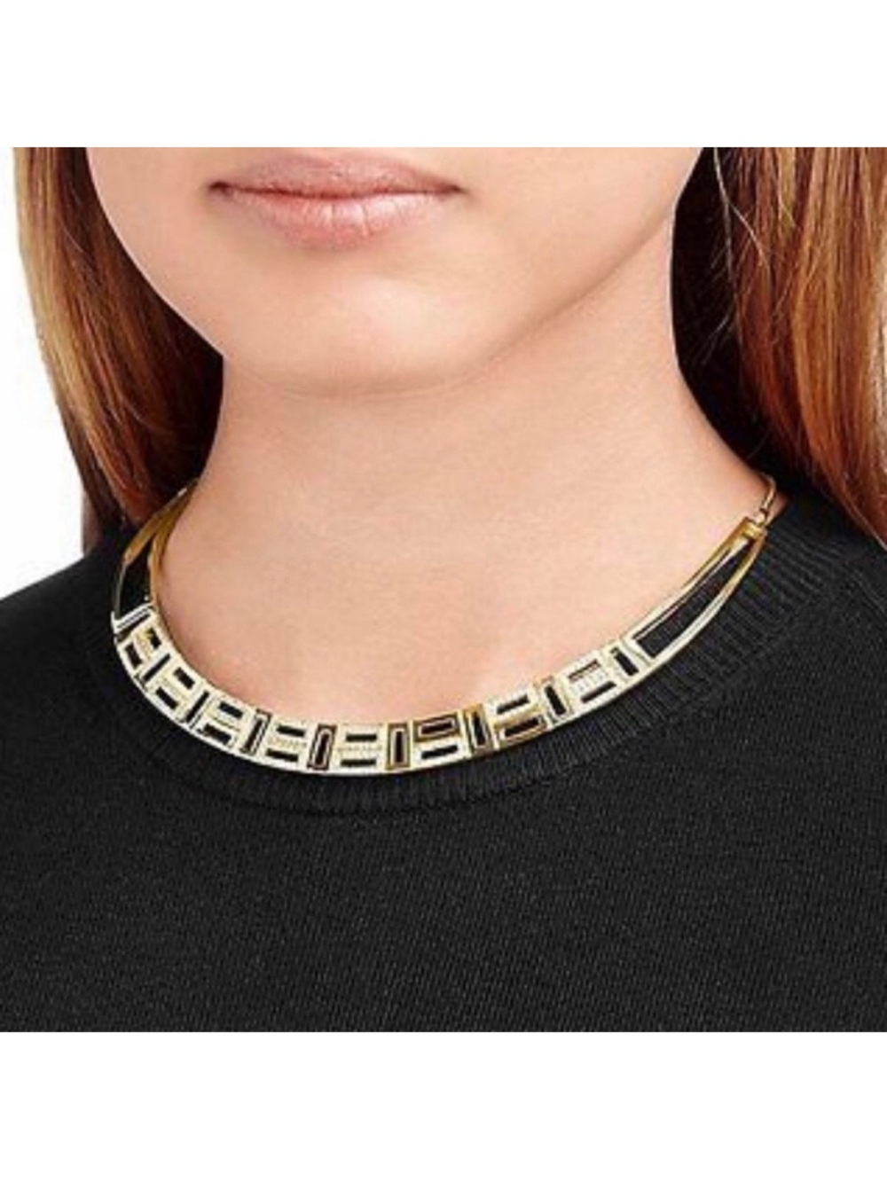 Swarovski "Cubist Torque"
Crystal Necklace